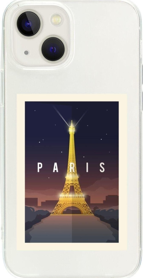 İphone 13 Paris Şeffaf Telefon Kılıfı