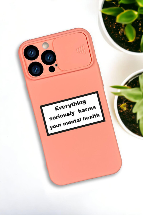 İphone 13 Pro Max Uyumlu Everything Desenli Kamera Koruma Slider Kapaklı Silikonlu Telefon Kılıfı