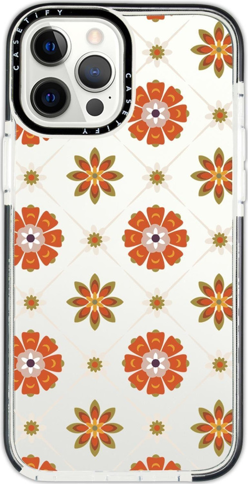 İphone 13 Pro Max Uyumlu Casetify Nostaljik Motifler Desenli Anti Shock Premium Silikonlu Siyah Kena