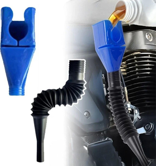 BUFFER® Araba ve Motorsikletler İçin Katlanabilir Plastik Motor Yağ Hunisi