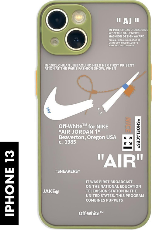 İphone 13 Uyumlu Air Desenli Matguard Buzlu Şeffaf Telefon Kılıfı