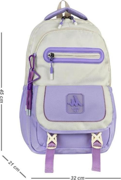 Unisex Lise Sırt Çantası Ortaokul Sırt Çantası 45*32 Cm Anahtarlık Hediyeli 