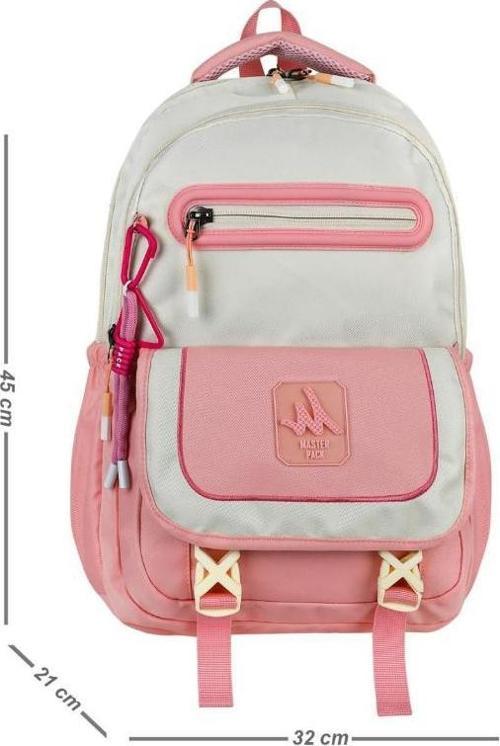 Unisex Lise Sırt Çantası Ortaokul Sırt Çantası 45*32 Cm Anahtarlık Hediyeli 