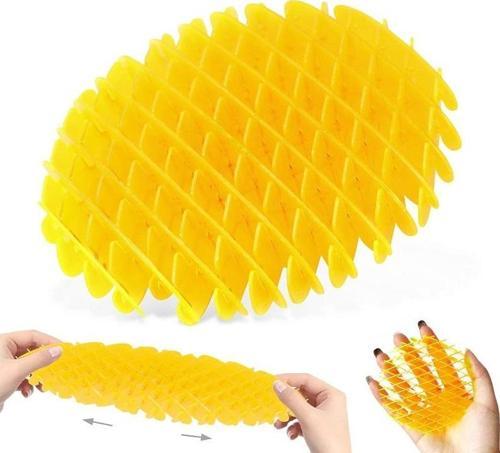 YENİ NESİL SARI SOLUCAN STRES OYUNCAĞI TOP ANAHTARLIKLI MODEL 2 ÖZELLİKLİ VIP NEW YELLOW FIDGET WORM