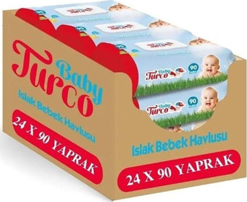 Islak Havlu 90'lı X 24 Adet Aloe Vera