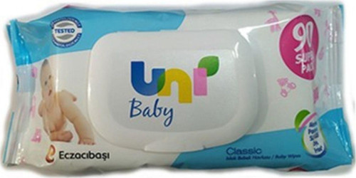 4'lü Uni Baby Islak Mendil 90-lı Aktif