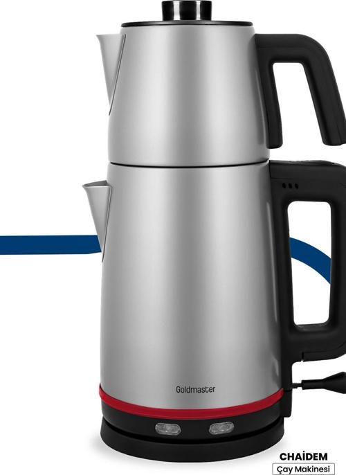 Chaidem Xl 2200 Watt Paslanmaz Çelik Damlatmaz Çelik Çay Makinesi Ve Su Isıtıcısı Inox