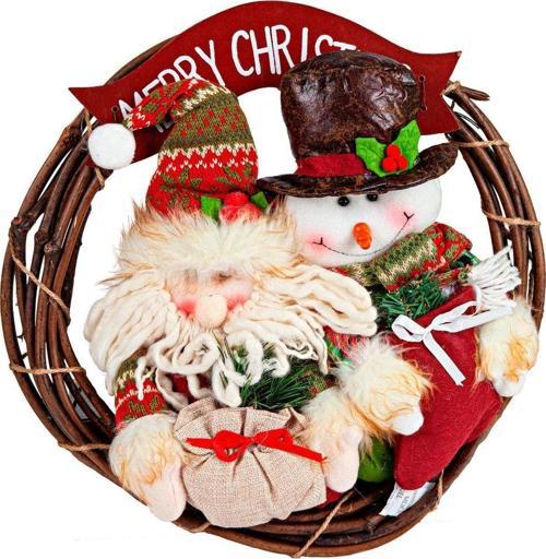 Luxury Dekoratif Mery Christmas 35Cm Kapı Süsü