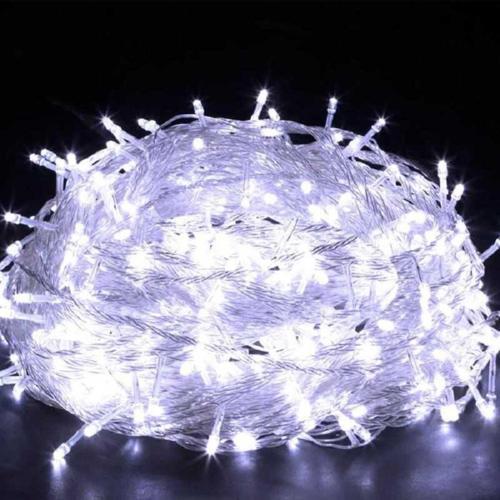 50'Lik Beyaz Adaptörlü Rgb Leb Işık 3.5 Metre