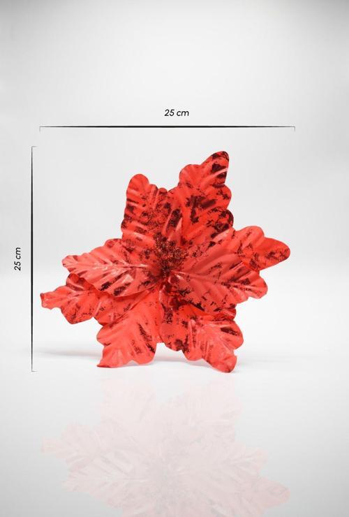 Premium 25*25 Cm Yılbaşı Süs Yapay Çiçek