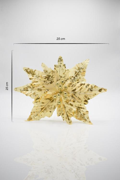 Premium 25*25 Cm Yılbaşı Süs Yapay Çiçek