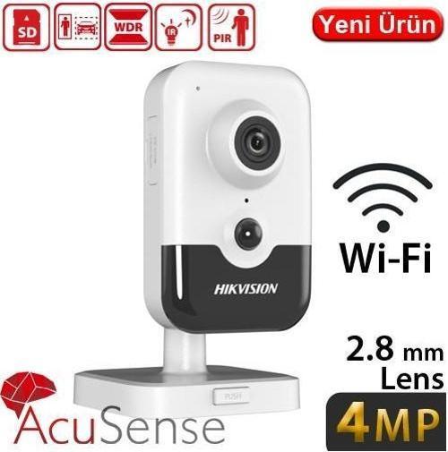 Hıkvısıon Hıkvısıon 4Mp Ds-2Cd2443G2-Iw 2.8Mm Kablosuz Sesli Ip Cube Kamera 