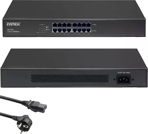 GM-160G 16 Port 10/100/1000 Mbps Gigabit Switch