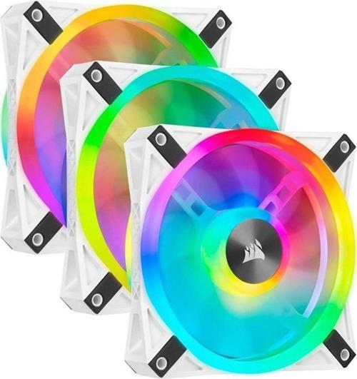 Corsaır Corsaır Ql120 Co-9050104-Ww 12Cm Ragb Kasa Fanı-Kontrol Ünitesi 3-Lü Paket Beyaz