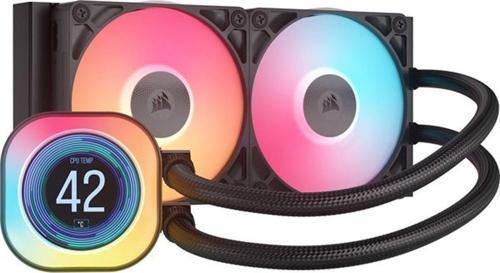 Corsaır Corsaır 240Mm Tıtan 240Rx Lcd Cw-9061022-Ww Am5-1851P  Rgb Sıvı Soğutmalı İşlemci Fanı