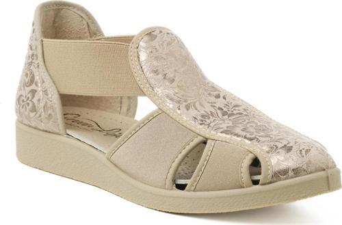 Kadın Sandalet 169 Green Life STRETCH WOMEN'S FOOTWEAR Beige