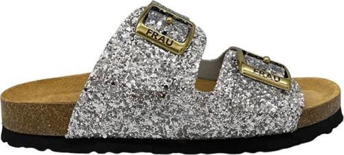 Kadın Terlik 58V8  Frau GLITTER-S Argento