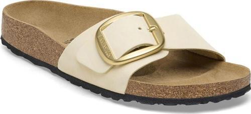 Kadın Terlik 1026604 Birkenstock MADRID BIG BUCKLE NU Ecru