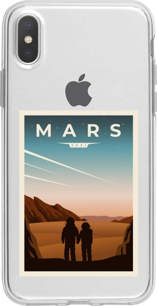 İphone Xs Mx Mars Şeffaf Telefon Kılıfı