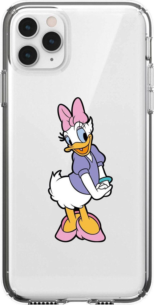 Iphone 11 Pro Daisy Duck Desenli Şeffaf Telefon Kılıfı