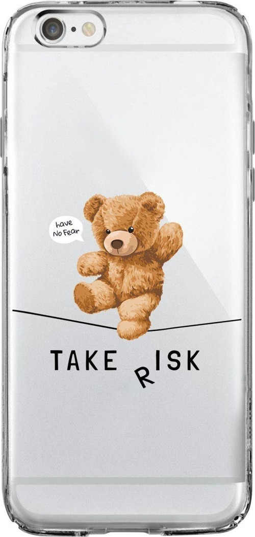 İphone 6 Take Risk Premium Şeffaf Silikon Kılıf