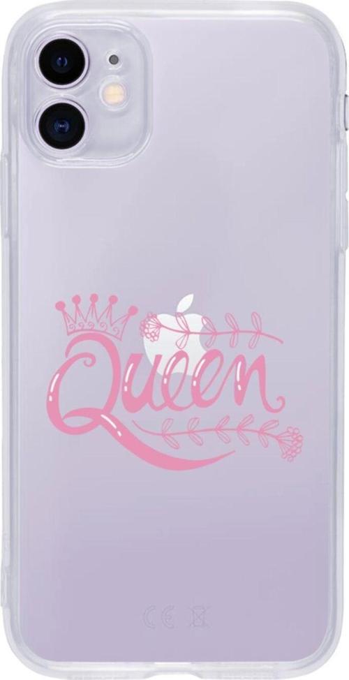Iphone 11 Queen Şeffaf Telefon Kılıfı