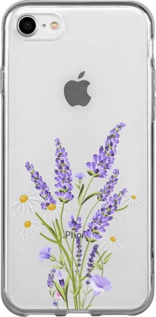 İphone 8 Lavander Şeffaf Telefon Kılıfı