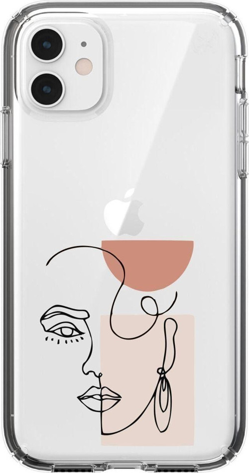 Iphone 11 Women Art Desenli Şeffaf Telefon Kılıfı