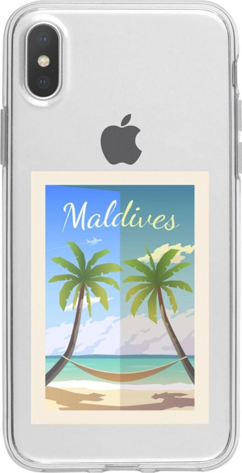 İphone X Maldives Şeffaf Telefon Kılıfı