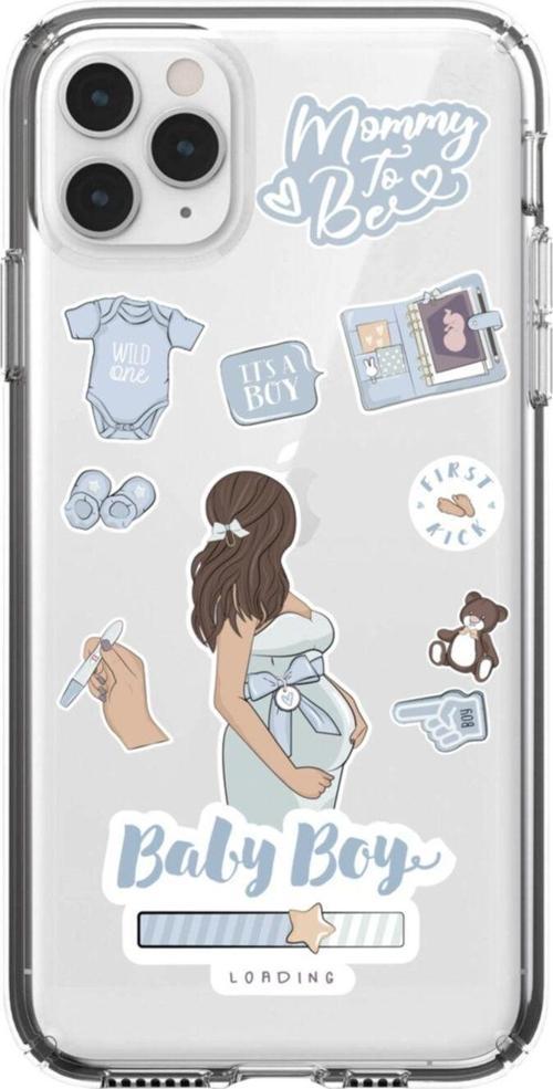Iphone 11 Pro Baby Boy Şeffaf Telefon Kılıfı