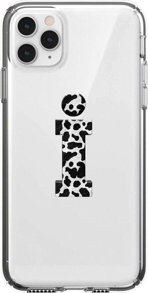 Iphone 11 Pro I Harfi Desenli Şeffaf Telefon Kılıfı