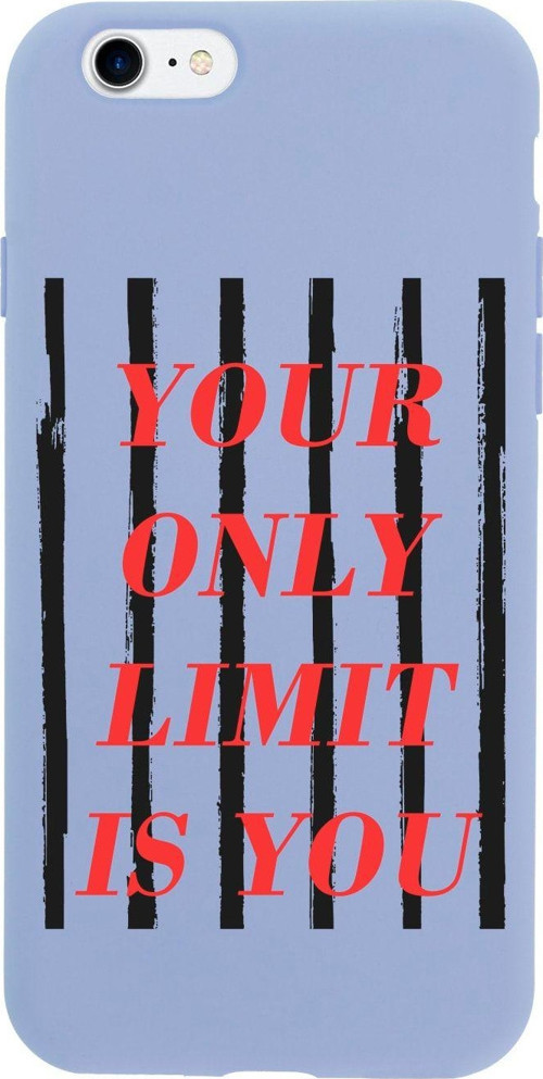 İphone 7 Your Only Lımıt Is You Tasarımlı Lila Telefon Kılıfı