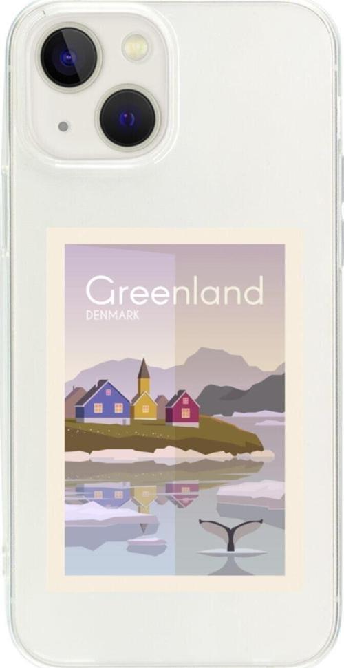 İphone 15 Greenland Denmark Şeffaf Telefon Kılıfı