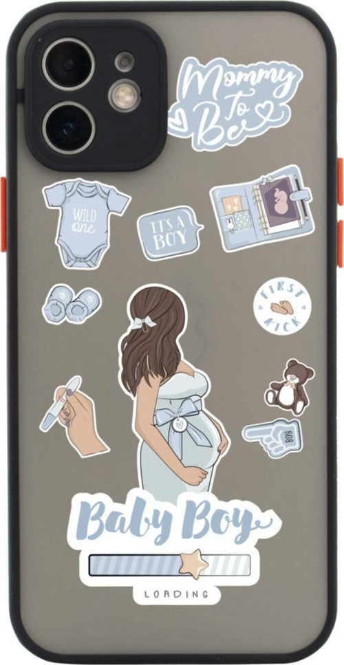 Iphone 11 Uyumlu Lüx Kamera Lens Korumalı Baby Boy Siyah Telefon Kılıfı
