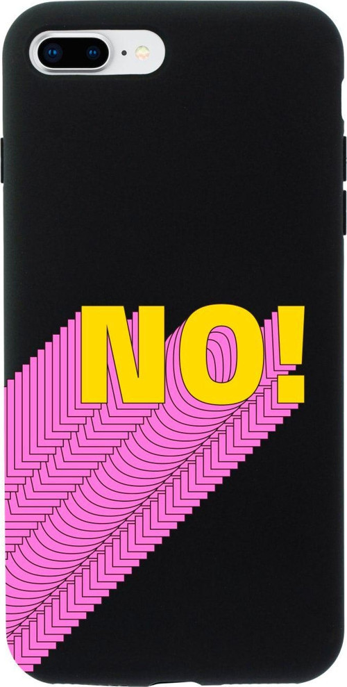 İphone 7 Plus No Tasarımlı Siyah Telefon Kılıfı