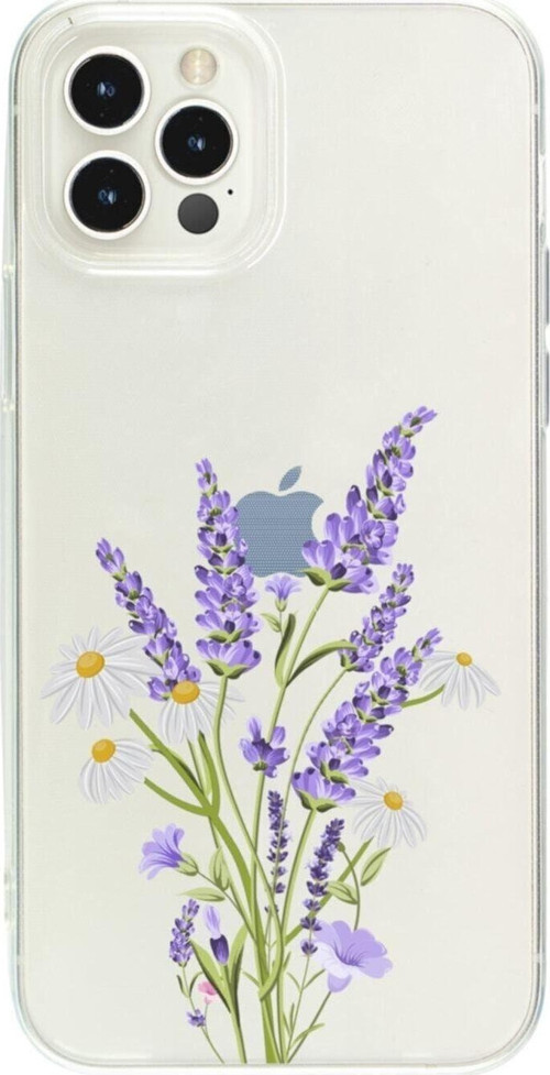 Iphone 12 Pro Lavander Şeffaf Telefon Kılıfı
