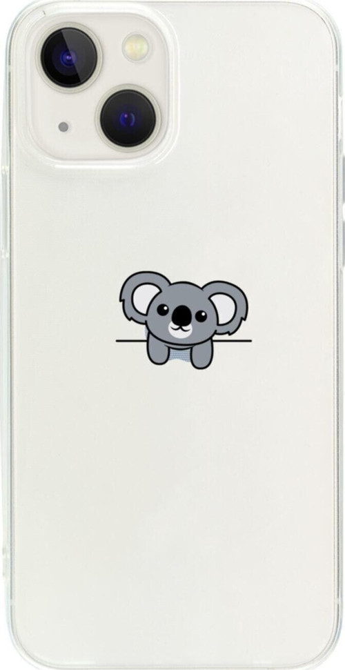 İphone 15 Koala Şeffaf Telefon Kılıfı