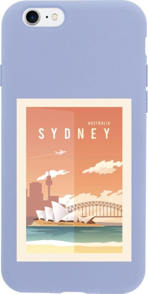 İphone 7 Sydney Tasarımlı Lila Telefon Kılıfı