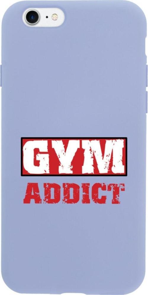 İphone 7 Gym Addict Tasarımlı Lila Telefon Kılıfı