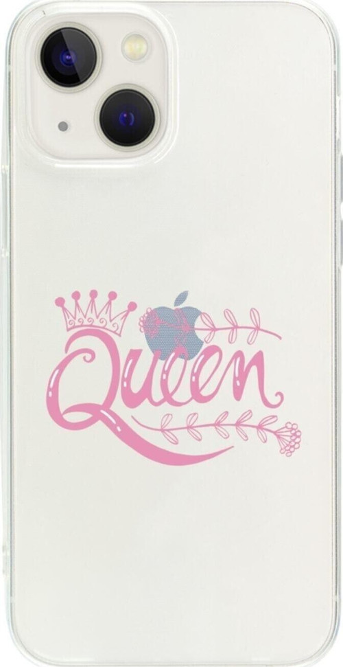 İphone 15 Queen Şeffaf Telefon Kılıfı