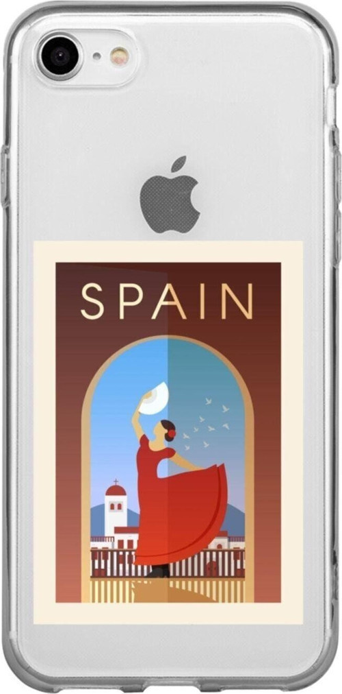 İphone Se Spain Şeffaf Telefon Kılıfı