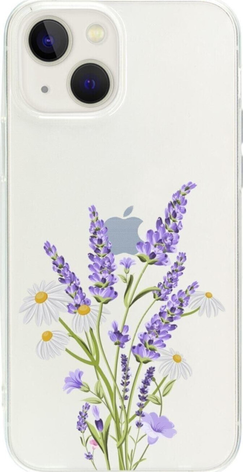 İphone 15 Lavander Şeffaf Telefon Kılıfı