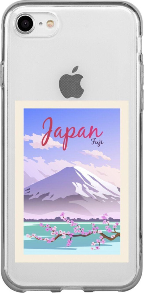 İphone 7 Japan Fuji Şeffaf Telefon Kılıfı