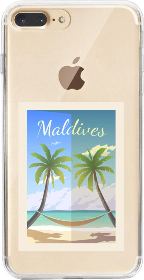 İphone 8 Plus Maldives Şeffaf Telefon Kılıfı