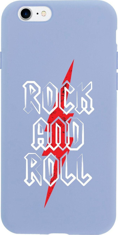 İphone Se Rock And Roll Tasarımlı Lila Telefon Kılıfı