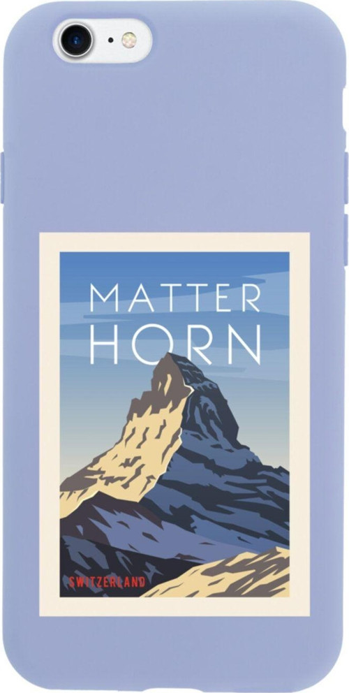 İphone 7 Matter Horn Tasarımlı Lila Telefon Kılıfı