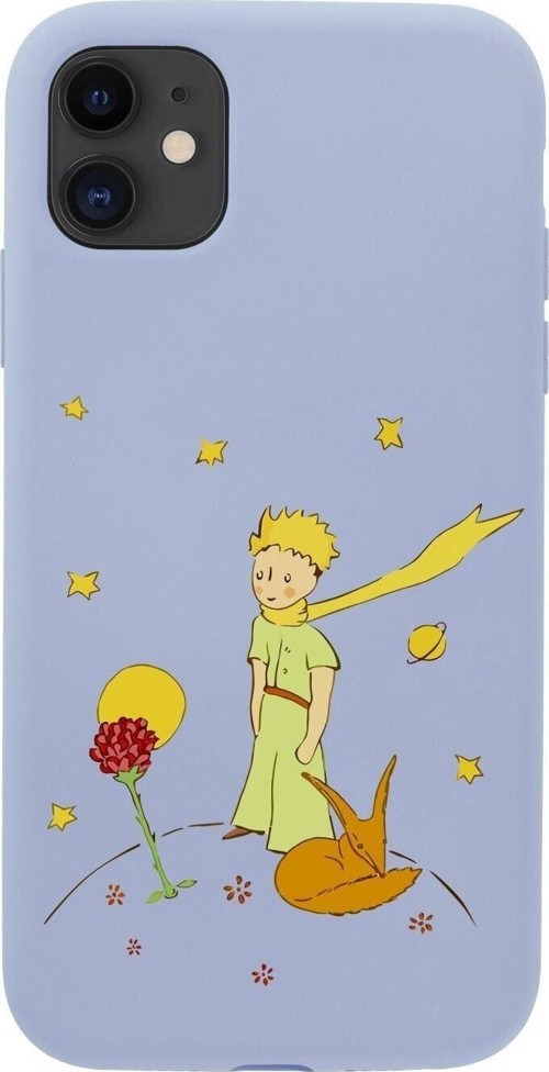 Iphone 11 Le Petit Prince Tasarımlı Lila Telefon Kılıfı