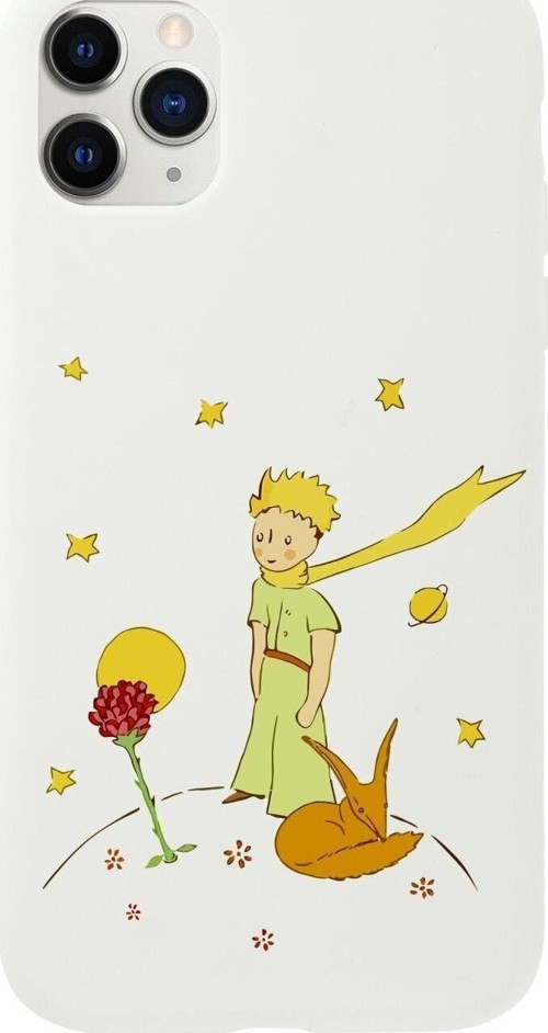 Iphone 11 Pro Max Le Petit Prince Tasarımlı Beyaz Telefon Kılıfı