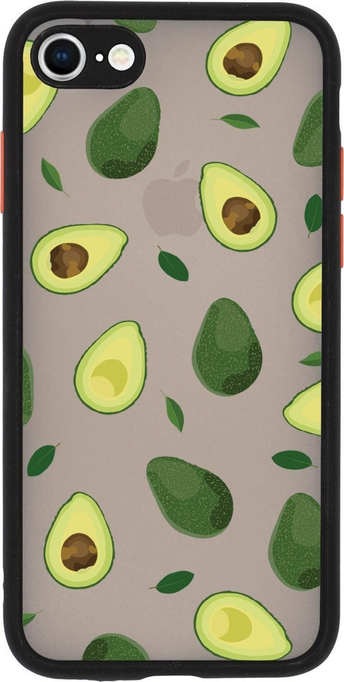 İphone 7 Kamera Lens Korumalı Avokado Desenli Uyumlu Telefon Kılıfı