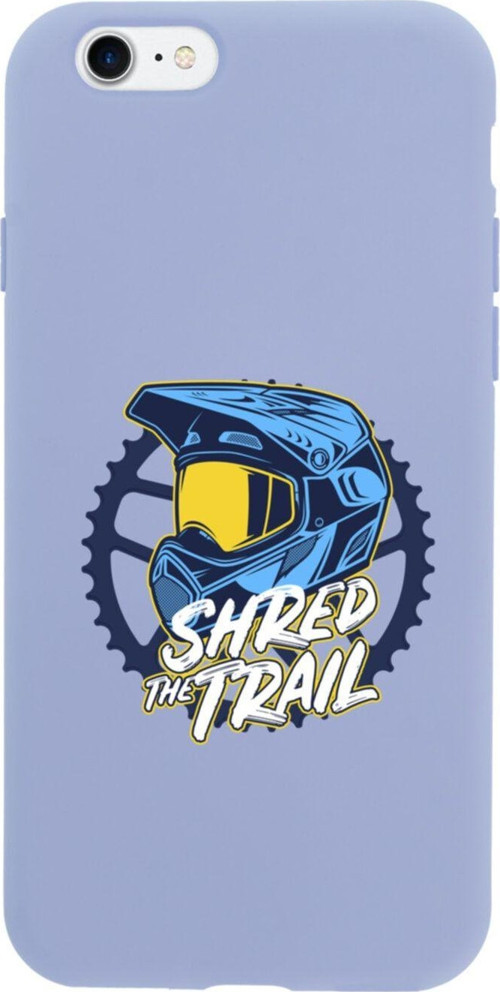 İphone Se Shred The Trail Tasarımlı Lila Telefon Kılıfı